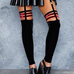 Blackmilk Caged In suspenders